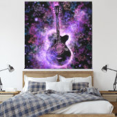 Impression sur toile de guitare classique (Insitu(Chambre))