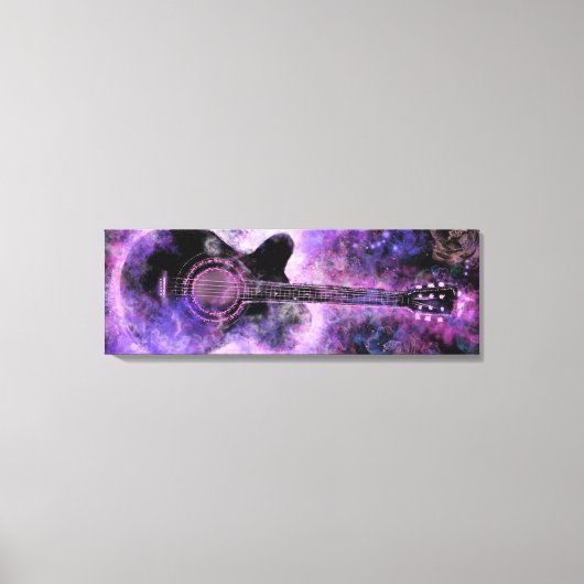 Impression sur toile de guitare classique (Recto)