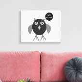 Impression sur toile de hibou pour une fête d'Hall (Insitu(Salon))