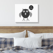 Impression sur toile de hibou pour une fête d'Hall (Insitu(Chambre))