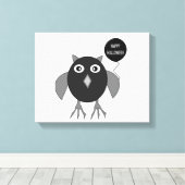 Impression sur toile de hibou pour une fête d'Hall (Insitu (Plancher de Bois))