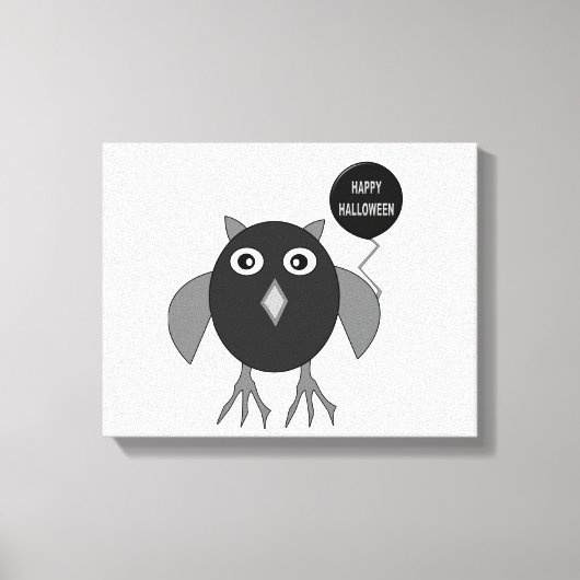 Impression sur toile de hibou pour une fête d'Hall (Recto)
