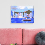 Impression sur toile de Hong Kong (Insitu(Salon))