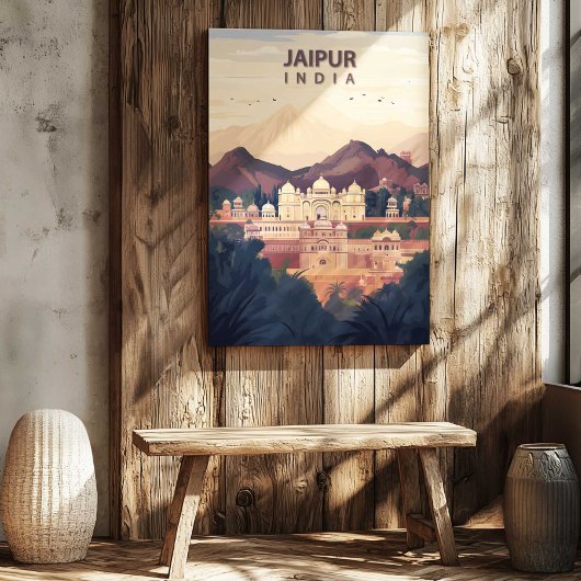 Impression sur toile de Jaipur Inde Poster de voya