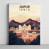 Impression sur toile de Jaipur Inde Poster de voya