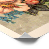 Impression sur toile de jardin de fleurs pour la S (Coin)