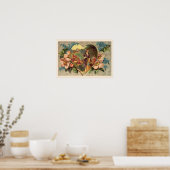Impression sur toile de jardin de fleurs pour la S (Cuisine)