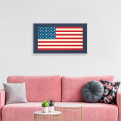 Impression sur toile de la bannière étoilée améric (Insitu(Salon))