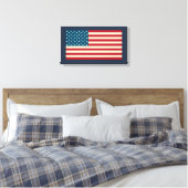 Impression sur toile de la bannière étoilée améric (Insitu(Chambre))