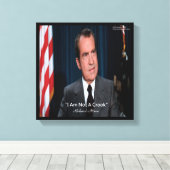 Impression sur toile de la citation de Nixon & Pas (Insitu (Plancher de Bois))