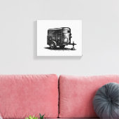Impression sur toile de la collection de chevaux (Insitu(Salon))