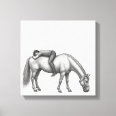 Impression sur toile de la collection de chevaux (Recto)