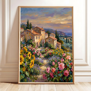 Impression sur toile de la Côte d'Azur