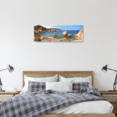 Impression sur toile de la côte rocheuse rouge de (Insitu(Chambre))
