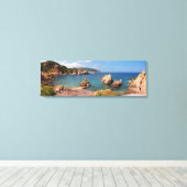 Impression sur toile de la côte rocheuse rouge de (Insitu (Plancher de Bois))