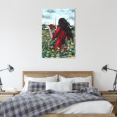 Impression sur toile de la dame au violon Sonate d (Insitu(Chambre))