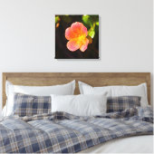 Impression sur toile de la fleur de rose de mousse (Insitu(Chambre))