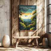 Impression sur toile de la forêt nuageuse de Monte