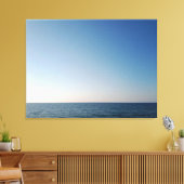 Impression sur toile de la mer et de l'horizon (Insitu(Salon))