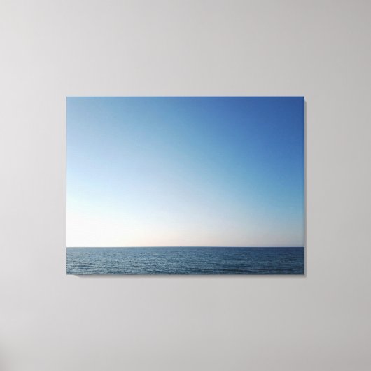Impression sur toile de la mer et de l'horizon (Recto)
