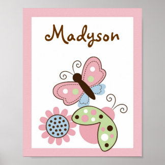 Impression sur toile de la nurserie coccinelle pap