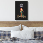 Impression sur toile de la patronne (Insitu(Chambre))