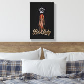 Impression sur toile de la patronne (Insitu(Chambre))