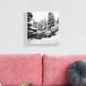 Impression sur toile de la scène enneigée de la ph (Insitu(Salon))
