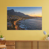 Impression sur toile de la ville côtière au couche (Insitu(Salon))