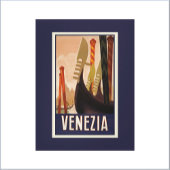 Impression sur toile de l'affiche de voyage Vintag