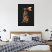 Impression sur toile de lapin (Insitu(Chambre))