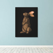 Impression sur toile de lapin (Insitu (Plancher de Bois))