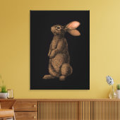 Impression sur toile de lapin (Insitu(Salon))