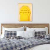 Impression sur toile de l'arche marocaine jaune ét (Insitu(Chambre))