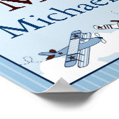 Impression sur toile de l'avion du petit aviateur  (Coin)