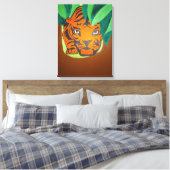 Impression sur toile de l'œil de tigre (Insitu(Chambre))