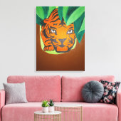 Impression sur toile de l'œil de tigre (Insitu(Salon))