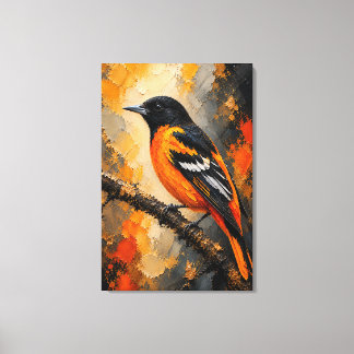 Impression sur toile de luxe du Baltimore Oriole