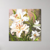 Impression sur toile de lys blancs (Recto)