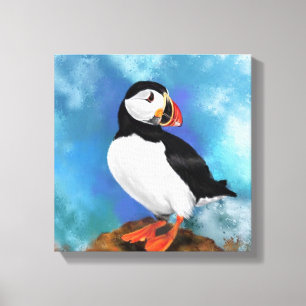 Impression sur toile de macareux atlantique - Pein