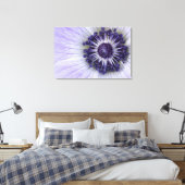 Impression sur toile de macro fleur d'anémone viol (Insitu(Chambre))