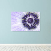 Impression sur toile de macro fleur d'anémone viol (Insitu (Plancher de Bois))