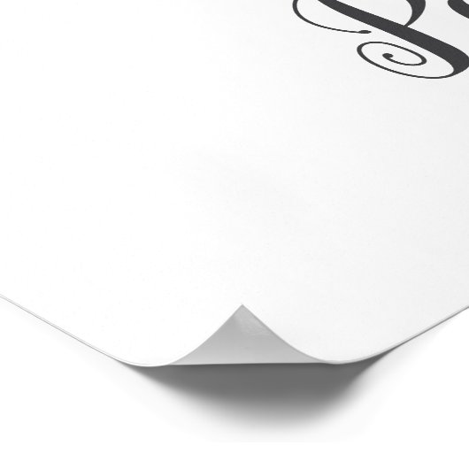 Impression sur toile de monogramme à lettre P pour (Coin)