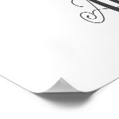 Impression sur toile de monogramme de lettre en fe (Coin)