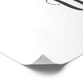 Impression sur toile de monogramme de lettre U pou (Coin)