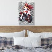 Impression sur toile de moto (Insitu(Chambre))