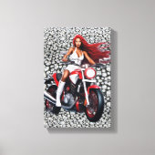 Impression sur toile de moto (Recto)