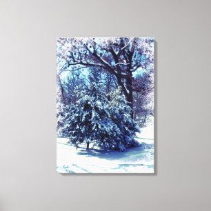 Impression sur toile de Noël au pays des merveille