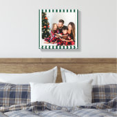 Impression sur toile de Noël rayée classique avec (Insitu(Chambre))