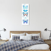 Impression sur toile de panneau Papillon Bleu (Insitu(Chambre))
